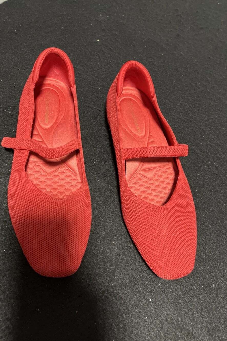 Cusolemore Woman’s Flats Dress Shoes Red Wizard Of Oz Dorothy Slippers Size 7
